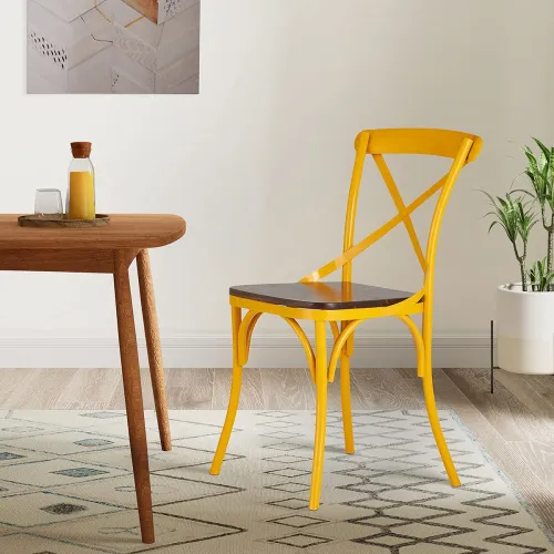 Image of Solimo Tortel Chair with Wooden Seat SO2