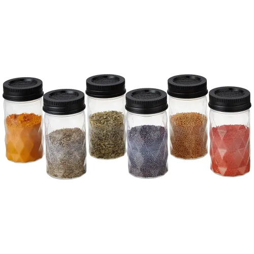 Image of Solimo Twister Airtight Plastic Jar 225ML*6
