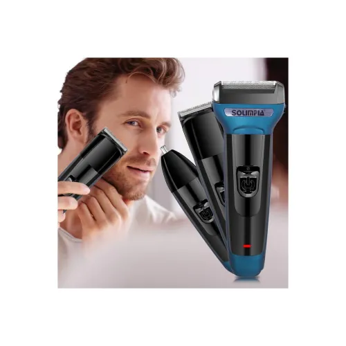 Image of SOLIMPIA HT-672 3-in-1 Rechargeable Shaver Hair