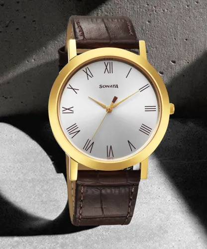 Image of SONATA  Analog Watch - For Men 77108YL01