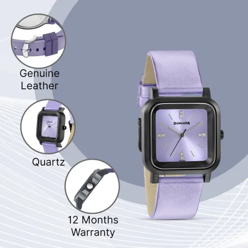 Image of SONATA Analog Watch - For Women 87037PL03W #JustHere