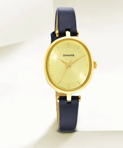 Image of SONATA Classic Gold Analog Watch - For Women