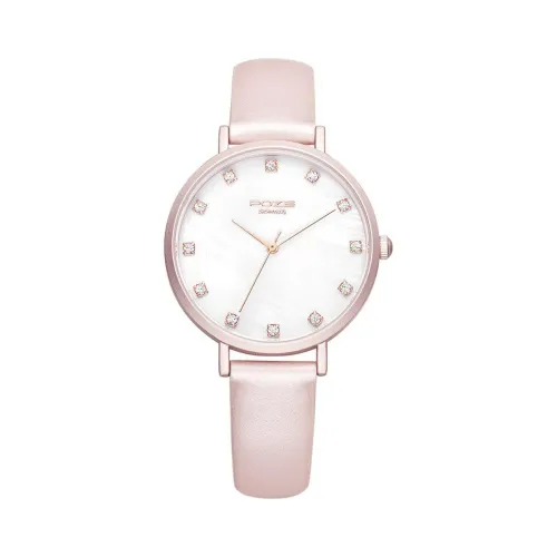 Image of Sonata Poze Quartz Analog White Dial PU Leather Strap Watch for Women
