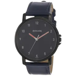 Sonata Quartz Analog Blue Dial Watch for Men