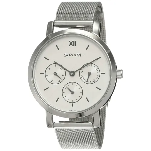 Image of Sonata Multifunctions Silver Dial Women Watch