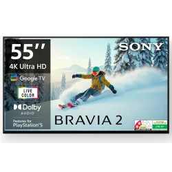 Sony 139 cm (55 inches) BRAVIA 2 4K Ultra HD Smart LED Google TV BRAVIA 2 4K Ultra HD Smart LED Google TV