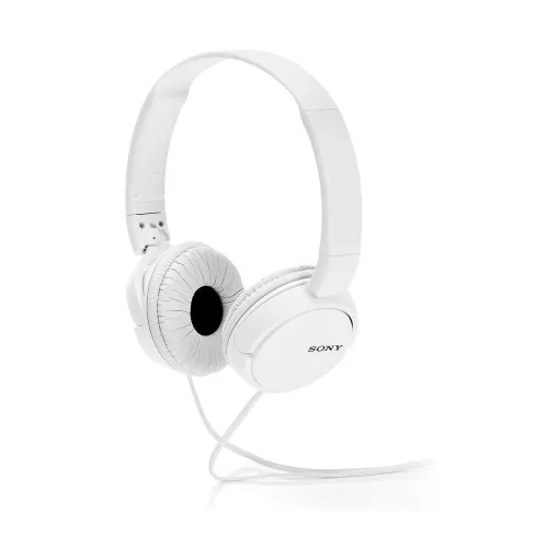 Image of Sony MDR-ZX110A Wired On Ear Headphone without Mic (White)