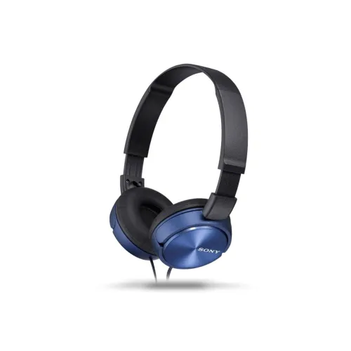Image of Sony MDR-ZX310AP Headband Headset (Blue)