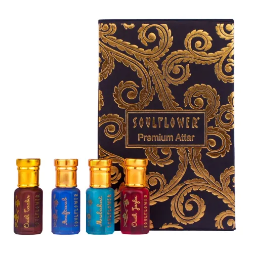 Image of Soulflower Premium Attar 4pcs*5ml