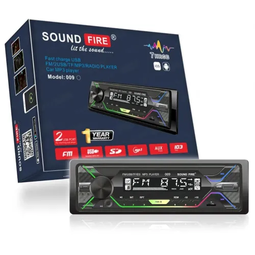 Image of SOUND FIRE 009 Charge Pro+ Car Stereo (Single Din)
