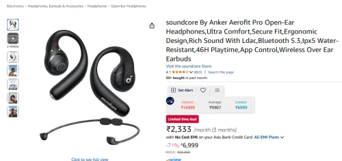 Image of soundcore By Anker Aerofit Pro Open-Ear Headphones