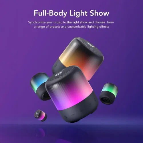 Image of soundcore by Anker Glow Mini 8W with 360Sound, 12hrs IP67, Light Show