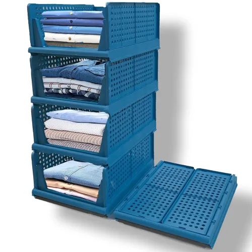 Image of SpaceOrganizer Foldable And Stackable Closet Drawer