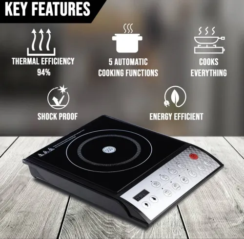 Image of Spalin 2000 W Induction Cooktop Push Button 