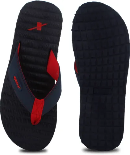 Image of Sparx Men Flip Flops (Blue, Red , 9)