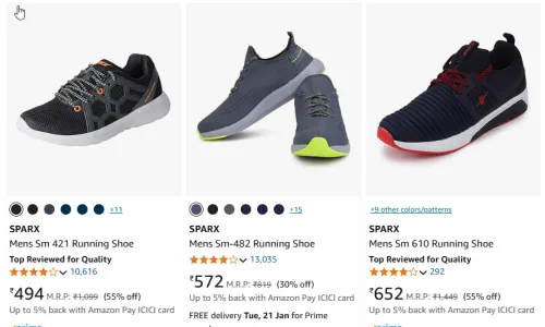 Image of Sparx Men Shoes Minimum 50% Discount