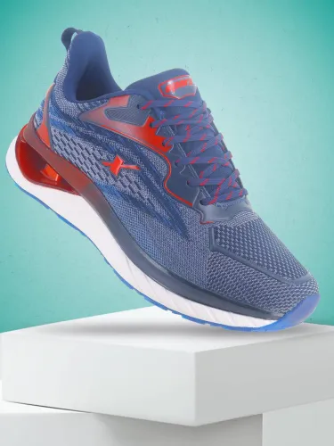 Image of Sparx  SM 954 Running Shoes For Men  (Blue, Red , 10)
