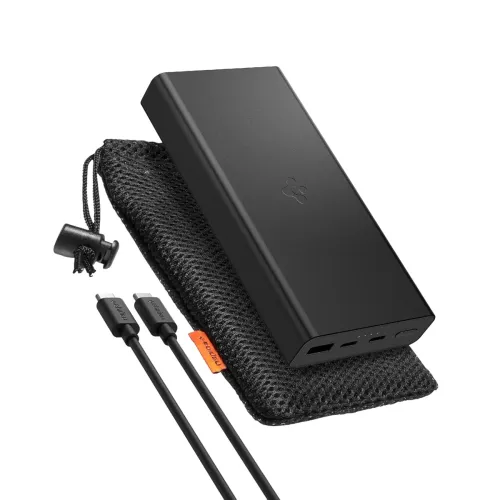 Image of Spigen 20000mAh Power Bank (30W PD, 3 Ports, Alloy Build) 