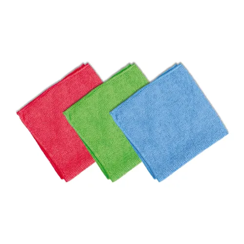 Image of Spotzero by Milton Multipurpose Microfiber Cloth, Set Of 3, Multicolour