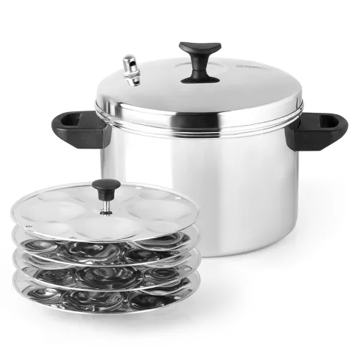 Image of SPRINGWAY Stainless Steel Idly Maker - 4 Plates