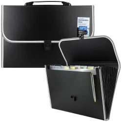 SPS 13 Pocket Expanding File Folder with Buckle Closure