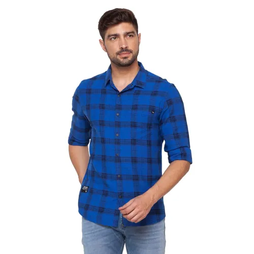 Image of Spykar Black Mens Shirts