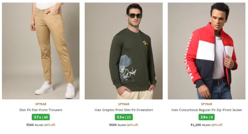 Image of Spykar Brand Men's Clothing @ Up to 80% Discount