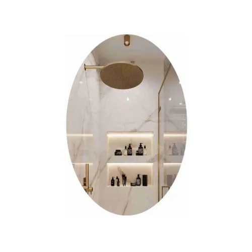 Image of SR Oval Shape Adhesive Mirror Sticker