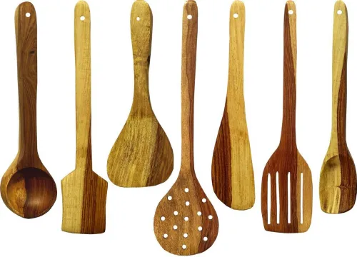Image of SRE 27 Wooden Spatula (Pack of 7)