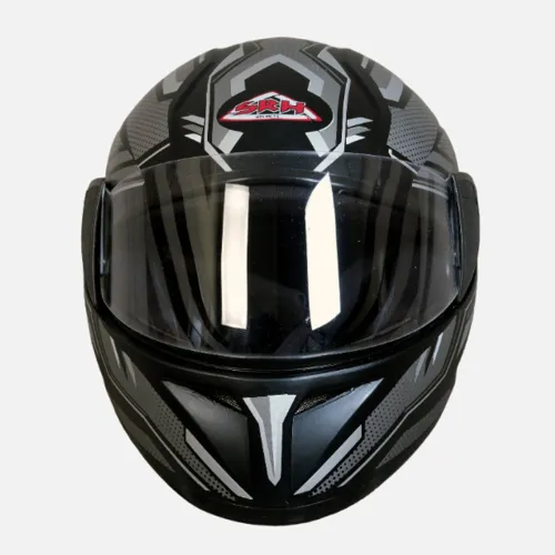 Image of SRH Helmet Motorsports Helmet (Grey, Black)