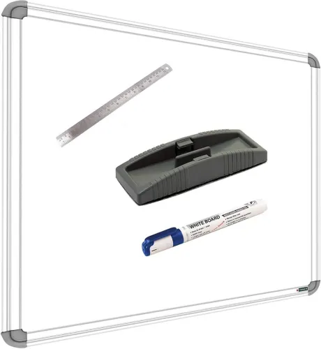 Image of SRIRATNA Non Magnetic Non Magnetic 1.5 X 2 feet Glossy White Board