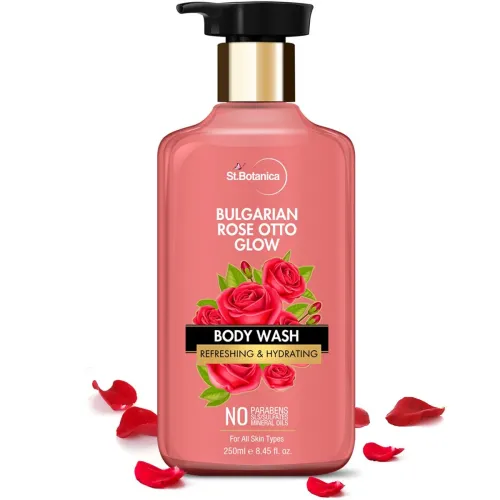 Image of St.Botanica Bulgarian Rose Otto Glow Body Wash, 250ml
