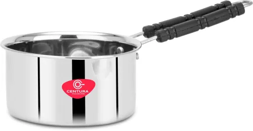 Image of Stainless Steel Sauce Pan, Milk Pan, Tapeli, Patila, Cookware Flat Pan 800ML Sauce Pan 14 cm 