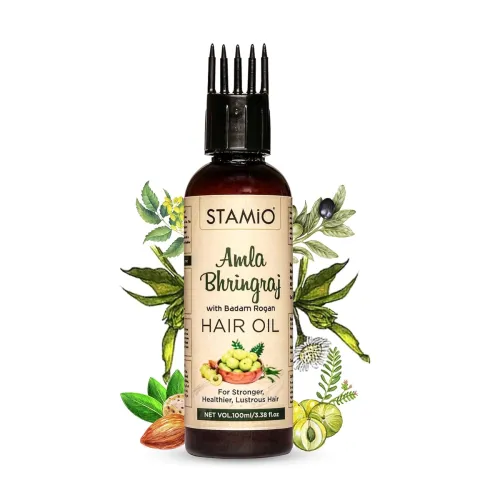 Image of STAMIO Amla Bhringraj Hair Oil 100 ml 