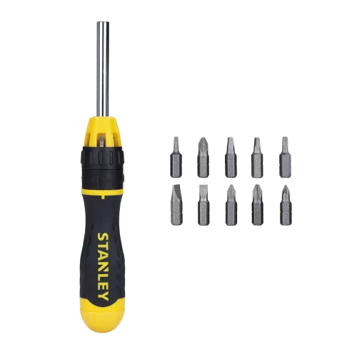 Image of STANLEY STHT68010-8 Magnetic Holder Ratcheting Screwdriver 