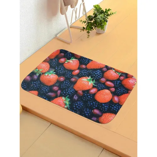 Image of Status 3D Printed Digital Home/Living/Lobby/Bathroom/Office Entrance Door Floor Mat with Anti Slip Backing