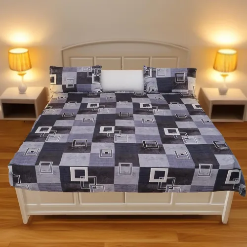 Image of Status Contract 2024 Cotton Rich Double Fitted Bedsheet