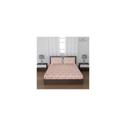 Image of Status Contract Cotton Rich Double Bedsheet with 2 Pillow Covers
