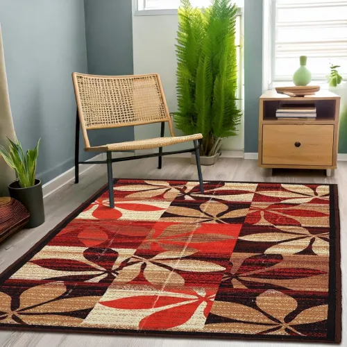 Image of Status Contract Rugs for Living Room|(3x5ft) 3D Printed Carpet for Living Room Decor|Anti Skid Backing Home