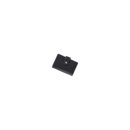 Image of Stealodeal Black 28 Slots Leather Business Debit/Credit/ATM Card Holder (Black (28 Slots))