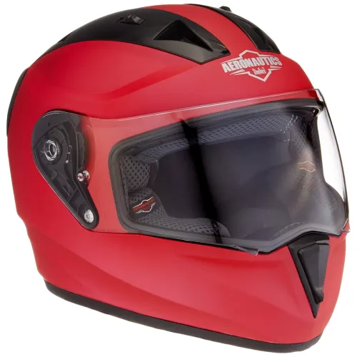 Image of Steelbird SA-1 Aeronautics Full Face Helmet with Plain Visor (Matt Hot Pink, M)