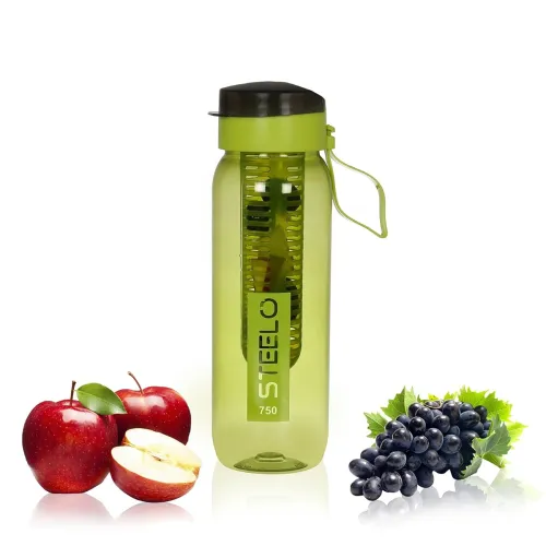 Image of Steelo Plastic Infuser Bottle, 750 ML, Green