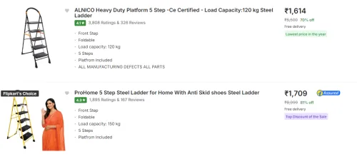 Image of Step Ladders Starting From ₹1614