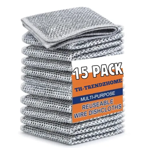 Image of Stewit Non-Scratch Dish Wash Cloth (Pack of 15)