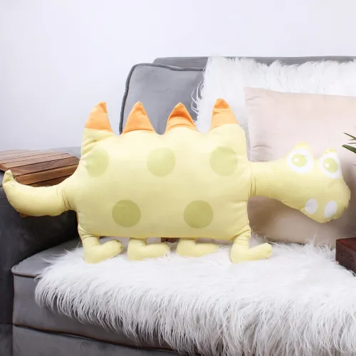 Image of STITCHNEST Dinosaur Shaped Cushion