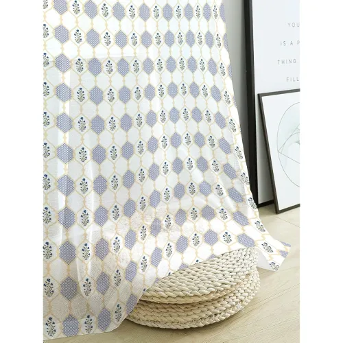 Image of STITCHNEST Linen Textured Sheer Curtains