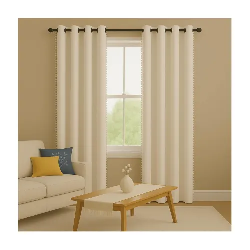 Image of STITCHNEST Smooth Textured Velvet Curtains