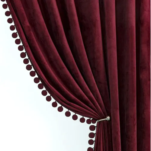Image of STITCHNEST Velvet Door Curtains 9ft x 4ft * 2