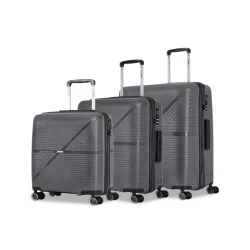 Stony Brook by Nasher Miles Axis Set Of 3 Hard-Sided Trolley Suitcase