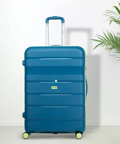 Image of Stony Brook by Nasher Miles Hard Body Set of 2 Luggage 8 Wheels - Saturn HardSided Polypropylene Luggage Set of 2 Teal T